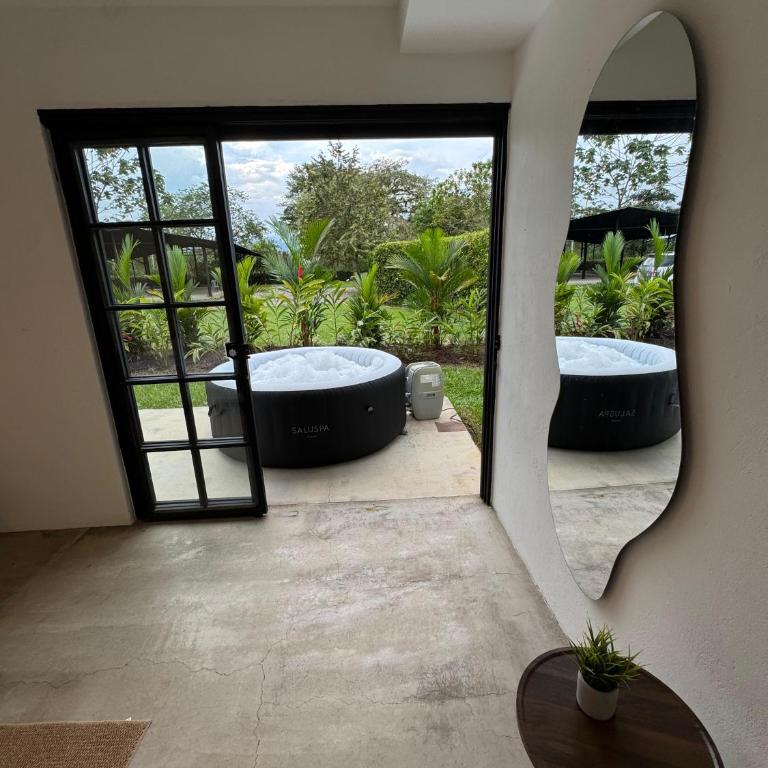 Cabañas Campestres, jacuzzi, 10 min de Villavicencio - Habitación Doble con ducha - 1 o 2 camas - 1