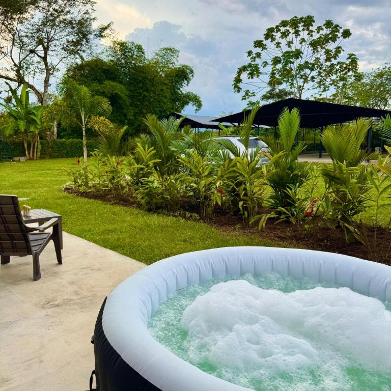 Cabañas Campestres, jacuzzi, 10 min de Villavicencio - Habitación Doble con ducha - 1 o 2 camas - 5