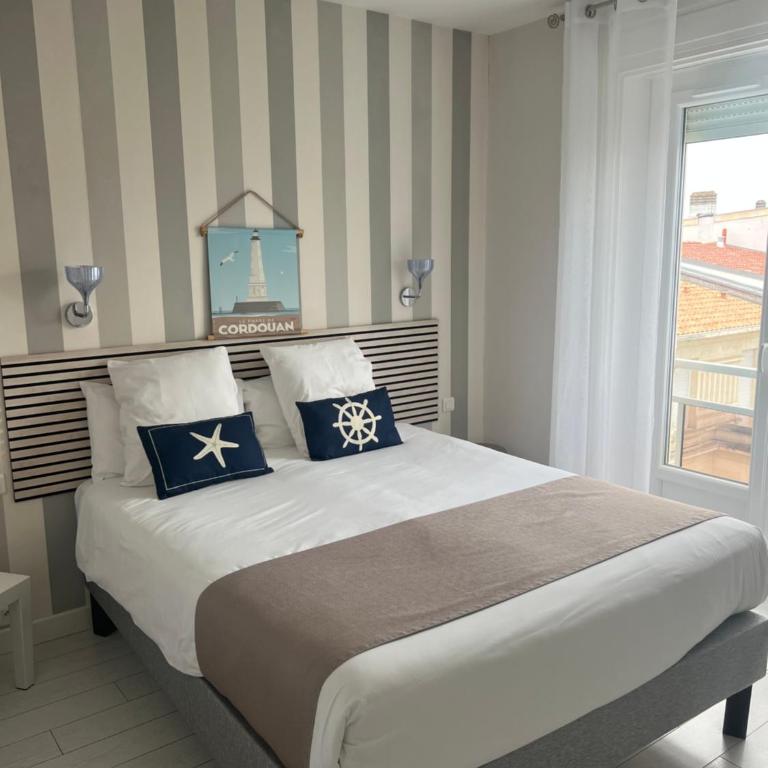Hôtel The Originals Miramar, Royan Pontaillac - Chambre Double – Vue sur Ville - 1