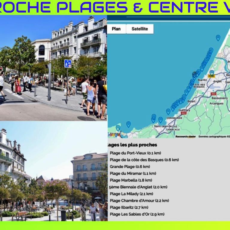centre et plage F1 calme vue parc parking gratuit - Appartamento con 1 Camera da Letto - 3