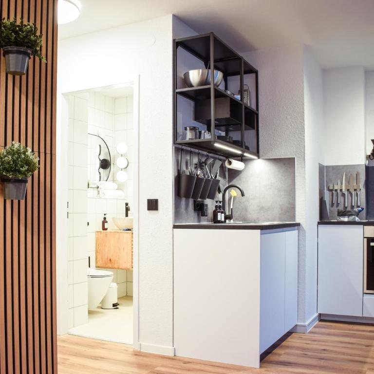 Zentral in Kempten - 2 Gäste - Stilvoll - Apartamento Estudio con cama extragrande - 6