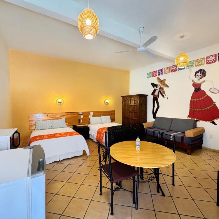 Hotel Escalada - Estudio con sofá cama - 12