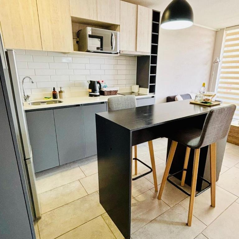 Moderno departamento en el corazón Santiago! - One-Bedroom Apartment - 2