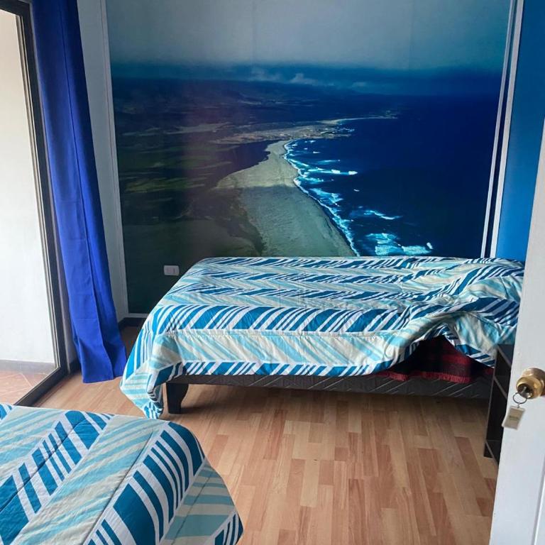 Blue Hotel Illapel - Twin Room with Private Bathroom - 2