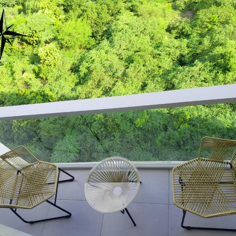 Suite Vista A Reserva y Mar Piso Alto En Bello Horizonte - One-Bedroom Apartment - 41