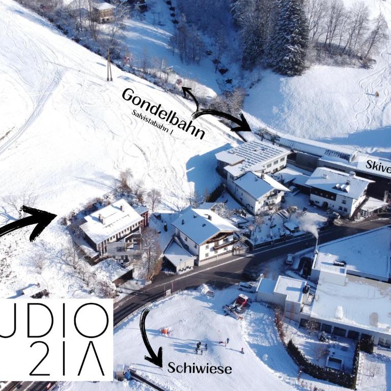Studio 21a - Apartment mit 2 Schlafzimmern und Dusche - 3