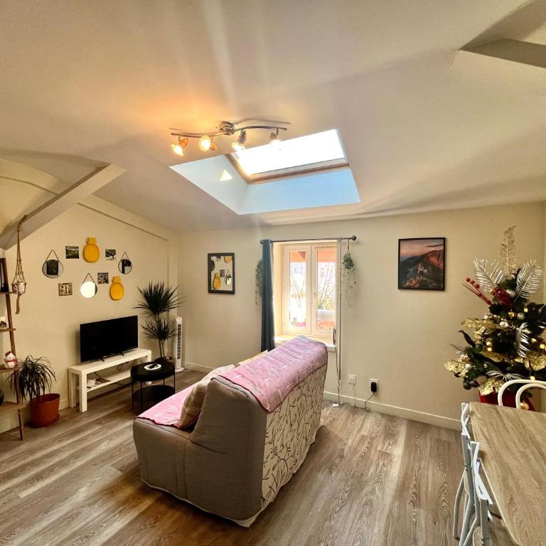 Le Repaire, Rives, 4 pers, Calme, Lit Queen et BZ - Appartement 1 Chambre - 17