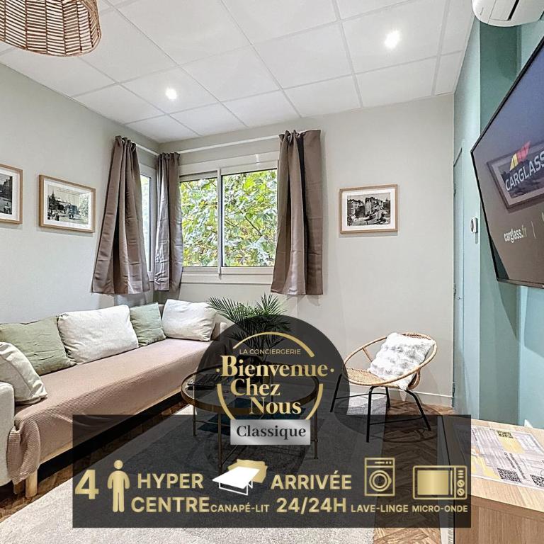 Confort & clim au cœur du centre-ville - Gare routière - Apartment mit 2 Schlafzimmern - 1