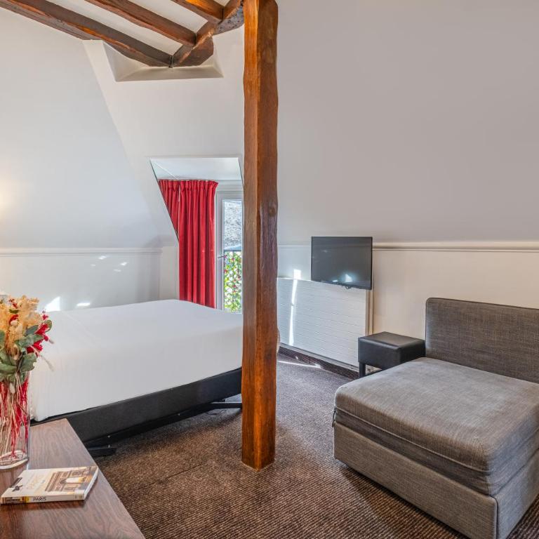 Hotel du College de France - Chambre Double Supérieure avec Balcon - 4