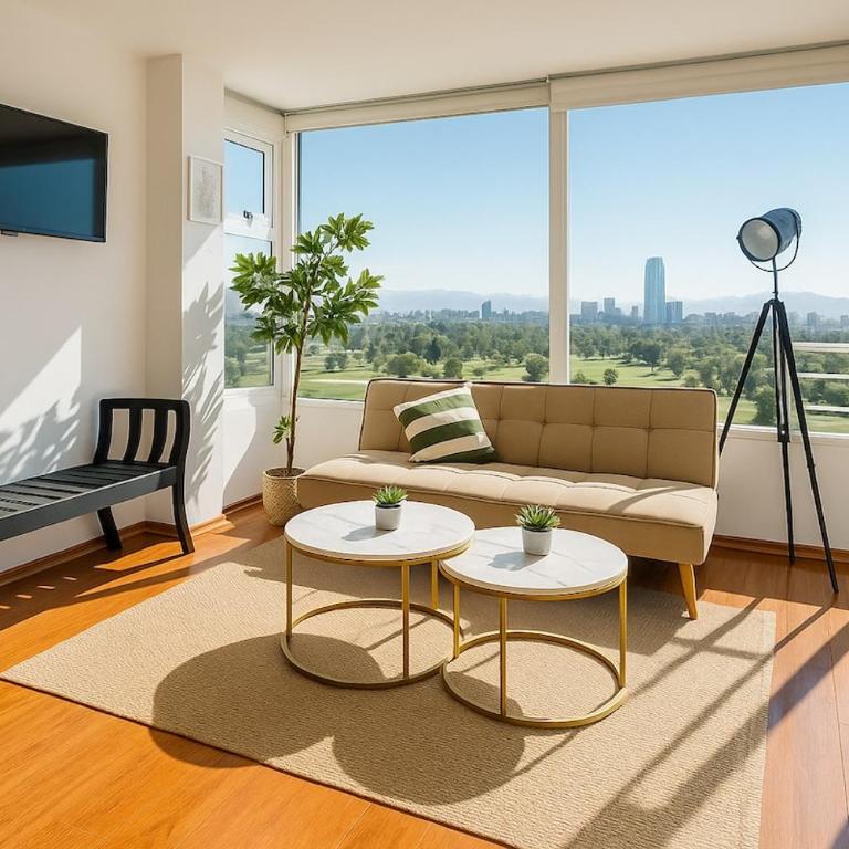 Modern apartment steps from Parque Arauco mall - Two-Bedroom Apartment - 1