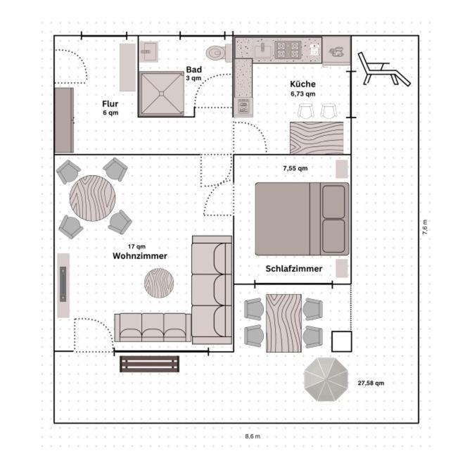 Ferienwohnung Zugspitznestl in Garmisch-Partenkirchen - Apartment mit 1 Schlafzimmer - 7
