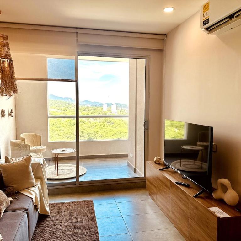Apartamento Bohemio frente al Mar en Santa Marta - Two-Bedroom Apartment - 4