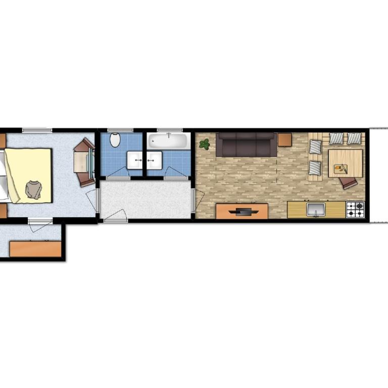 Kristiania - Apartment B mit 1 Schlafzimmer - 14