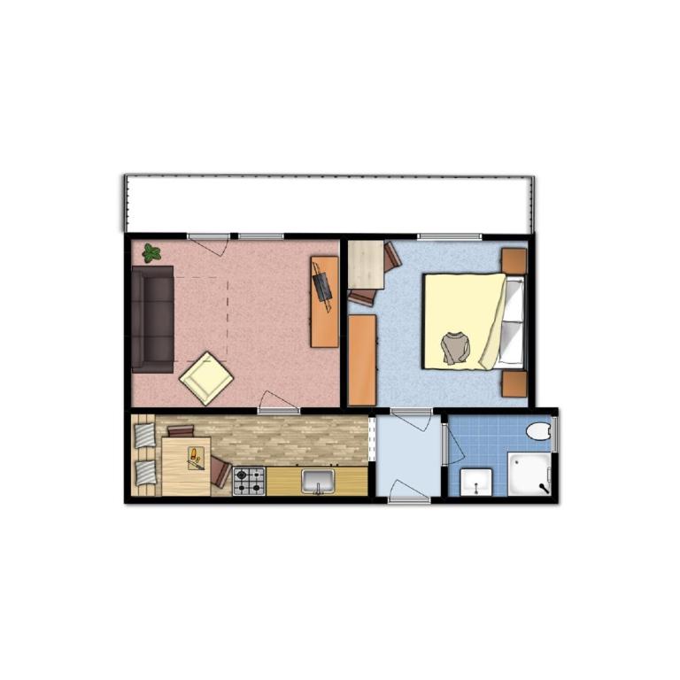 Kristiania - Apartment B mit 1 Schlafzimmer - 13