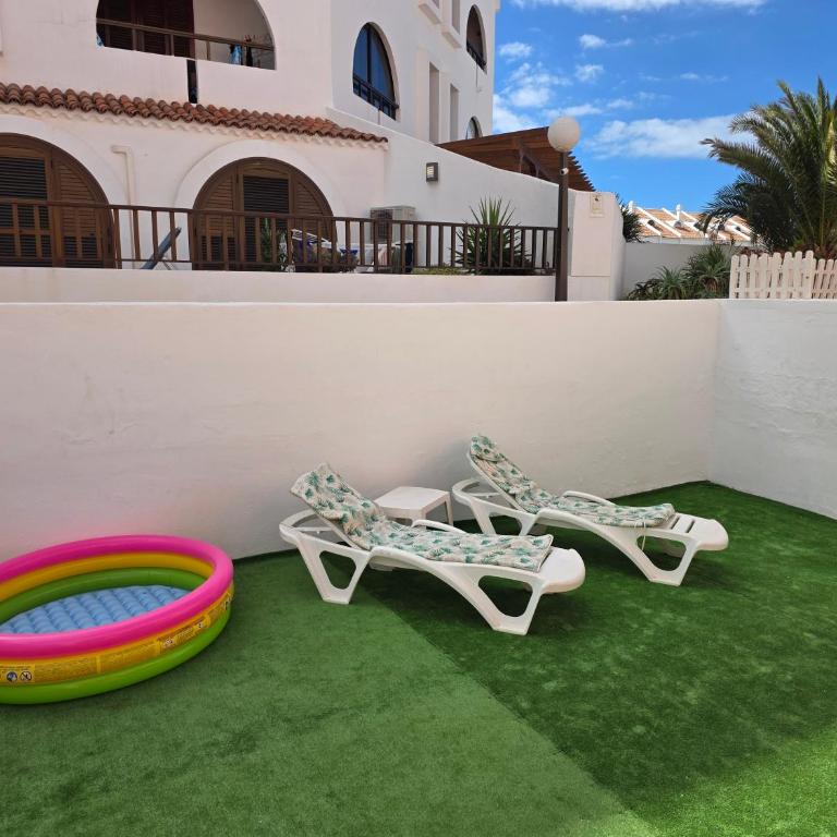 Ground floor apartment Casa Pico, Parque Santiago 1, heated pool, 100 m to sea and beach, wifi - Apartamento de 2 dormitorios - Frente al océano - 32