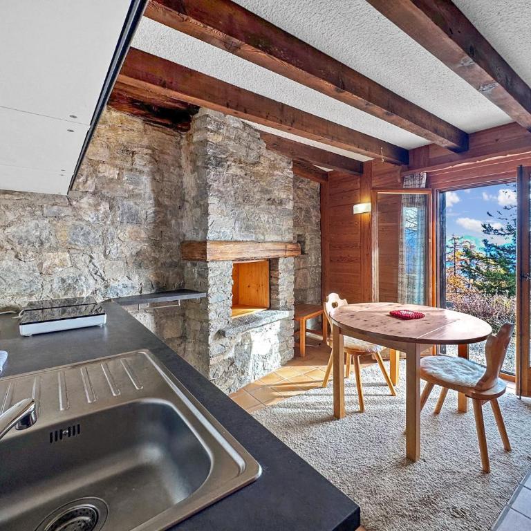 PO Petite Ourses Suite - Anzere Slopeside - Swiss Alp - Studio mit Bergblick - 3