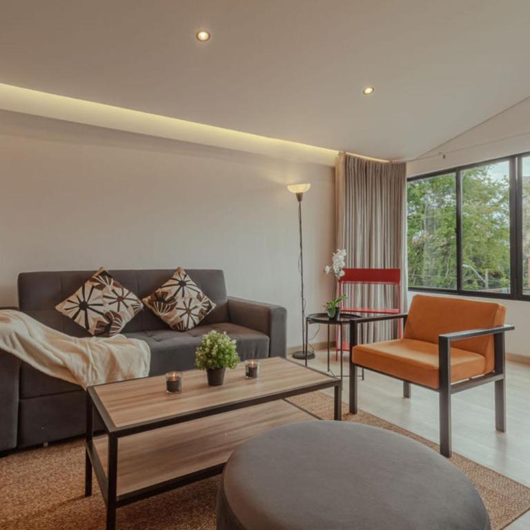 El lienzo Blanco en Medellin - Two-Bedroom Apartment with City View - 4