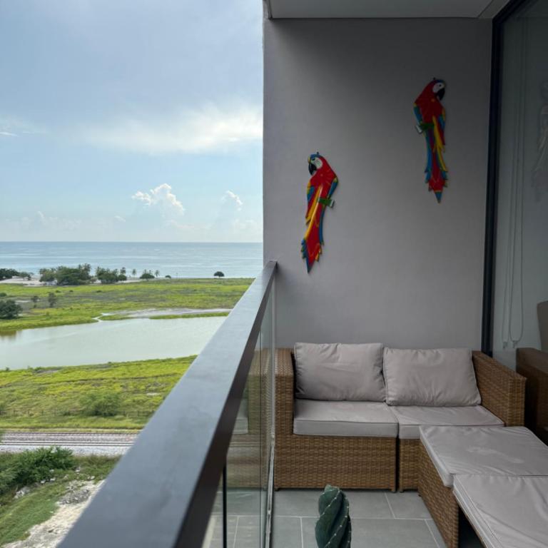 Apto Piso 11 Vista al Mar y la Sierra en la Mejor Zona de Pozos Colorados - Superior Apartment with Balcony - 24