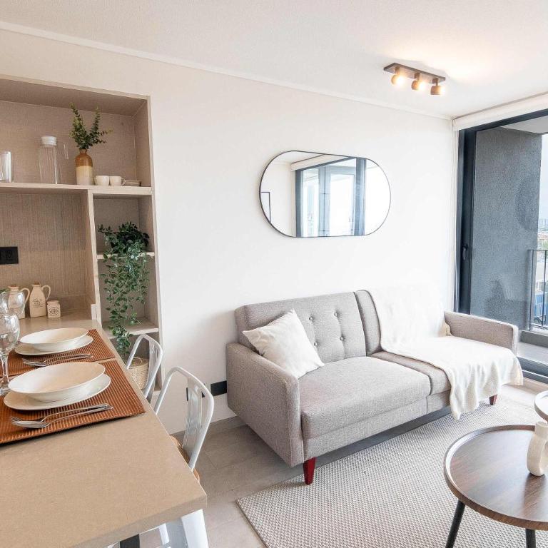 HOM I Terraza Metro Irarrazaval Wifi Nunoa - Apartment - 16