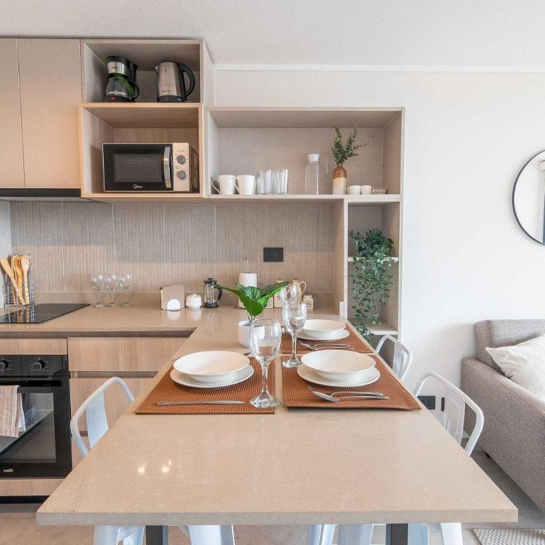 HOM I Terraza Metro Irarrazaval Wifi Nunoa - Apartment - 18