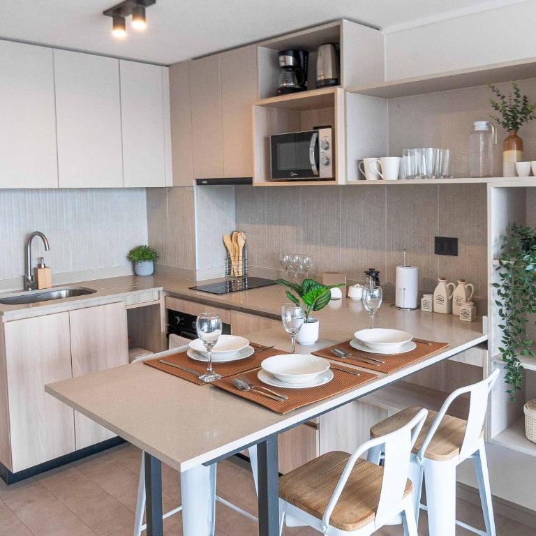 HOM I Terraza Metro Irarrazaval Wifi Nunoa - Apartment - 19