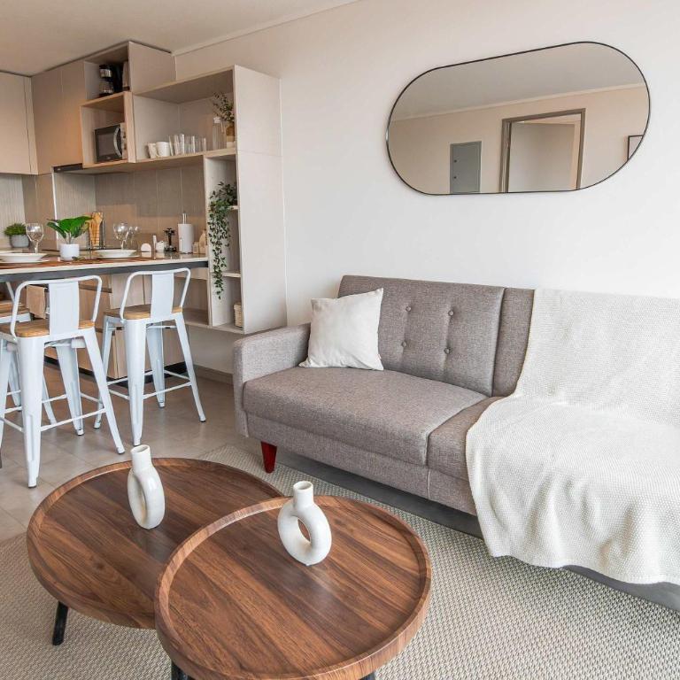 HOM I Terraza Metro Irarrazaval Wifi Nunoa - Apartment - 24