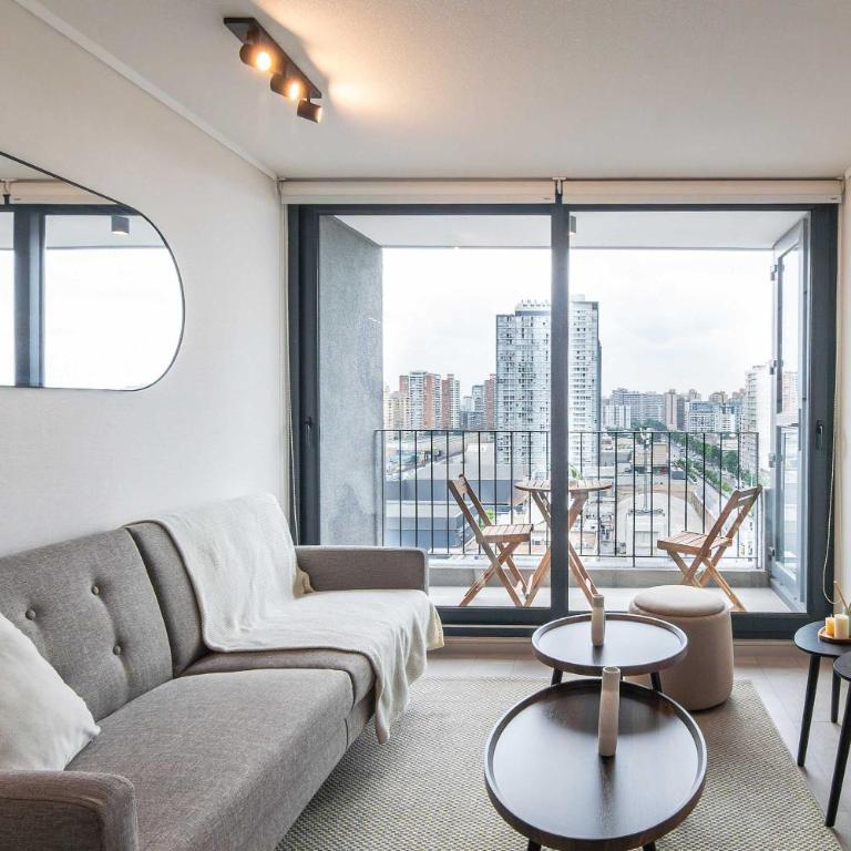 HOM I Terraza Metro Irarrazaval Wifi Nunoa - Apartamento - 27