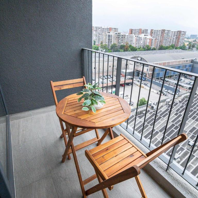 HOM I Terraza Metro Irarrazaval Wifi Nunoa - Apartment - 33