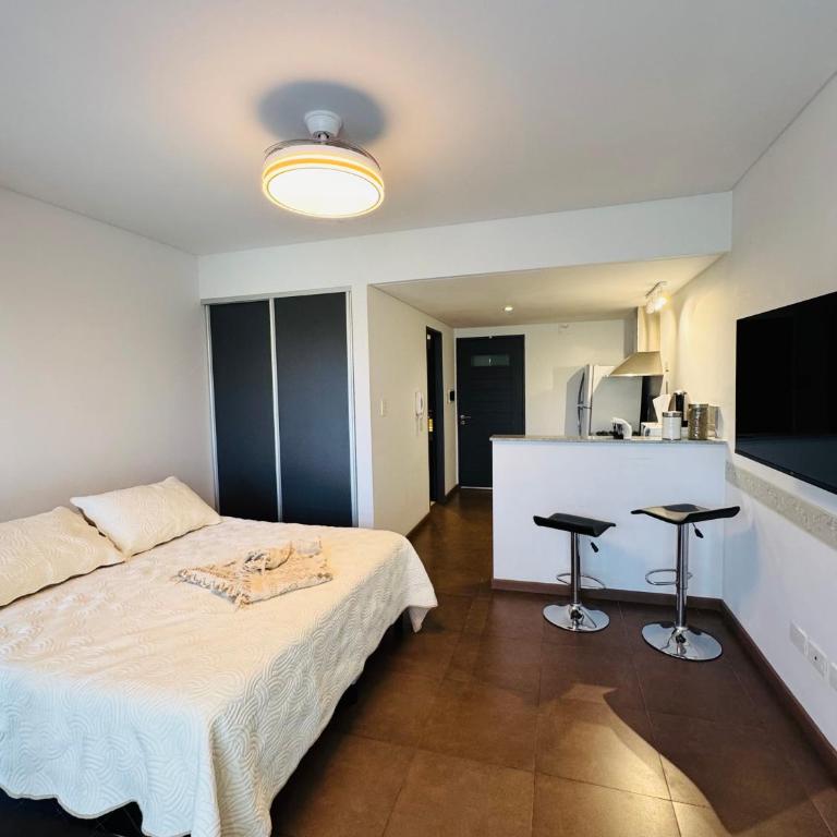 Monoambiente CÉNTRICO MODERNO CON COCHERA - One-Bedroom Apartment - 1