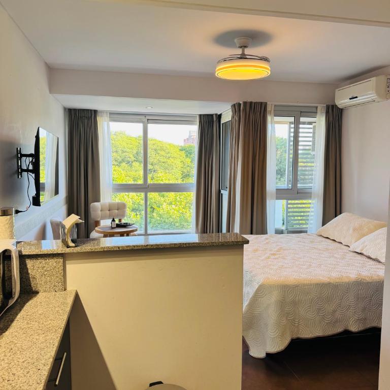 Monoambiente CÉNTRICO MODERNO CON COCHERA - One-Bedroom Apartment - 3