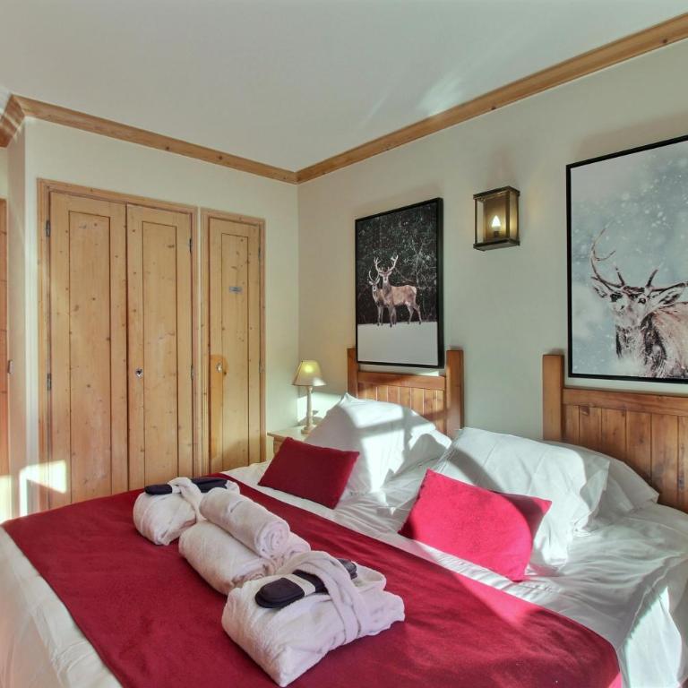 ARC 1950, Appartement 1 chambre, 4 personnes, Exposition Sud, SAUNA, HAMMAM, JACUZZI, PISCINE - Apartamento de 1 dormitorio con balcón y vistas a la montaña - 4