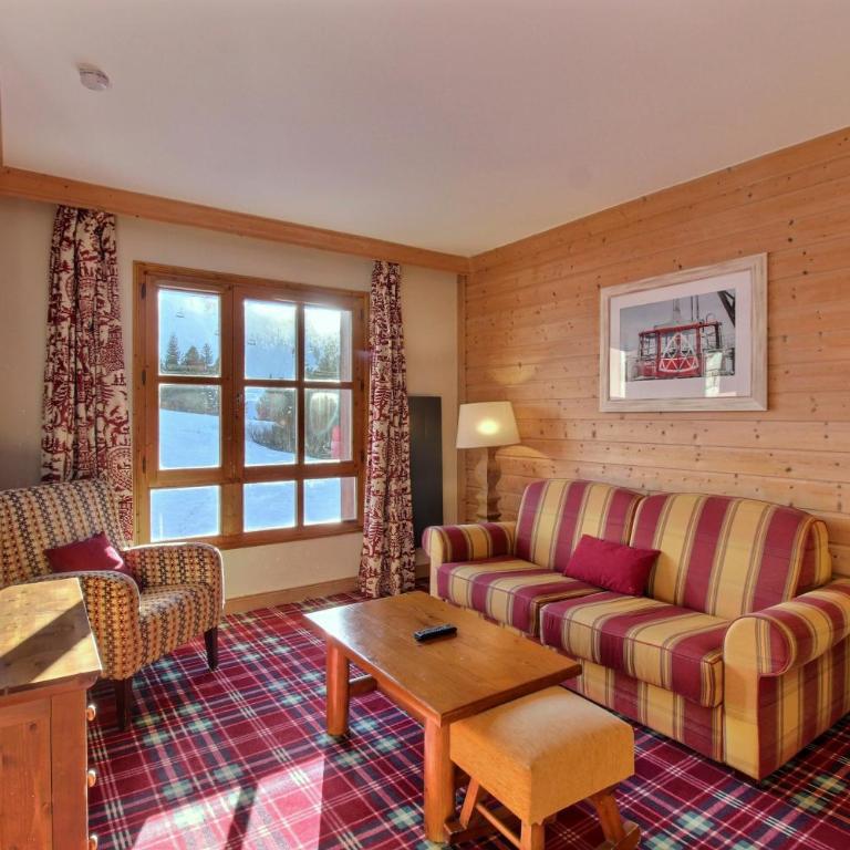 ARC 1950, Appartement 1 chambre, 4 personnes, Exposition Sud, SAUNA, HAMMAM, JACUZZI, PISCINE - Apartamento de 1 dormitorio con balcón y vistas a la montaña - 5