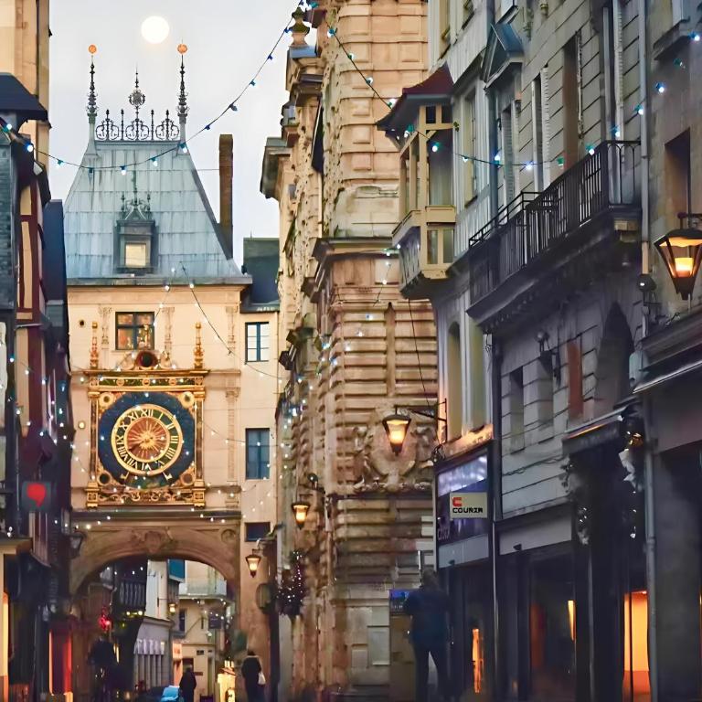 Maison de ville plein centre Rouen - TV 4K connecté - Patio - Wifi Fibre - 4 grande chambres - Proche parking gratuit - Lave Vaisselle - Lave linge - Appartamento - 10