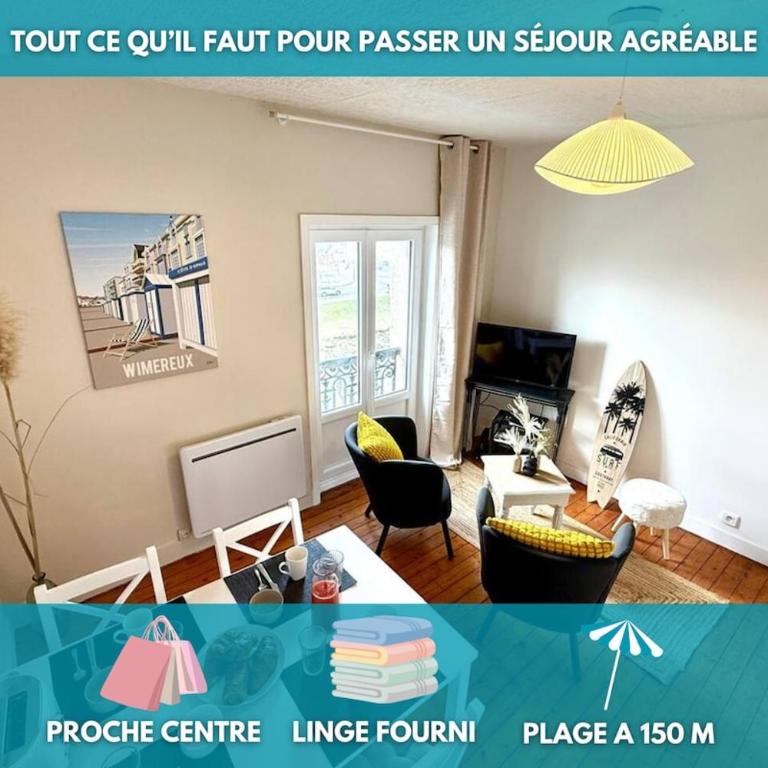 Le Wim Break, Centre et Mer à 2 pas - Apartment mit 2 Schlafzimmern - 1