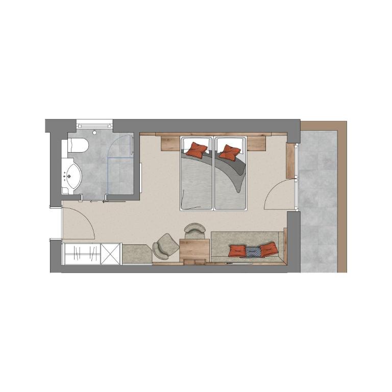 Hotel Garni Entstrasser - Superior Double Room with Balcony - 10