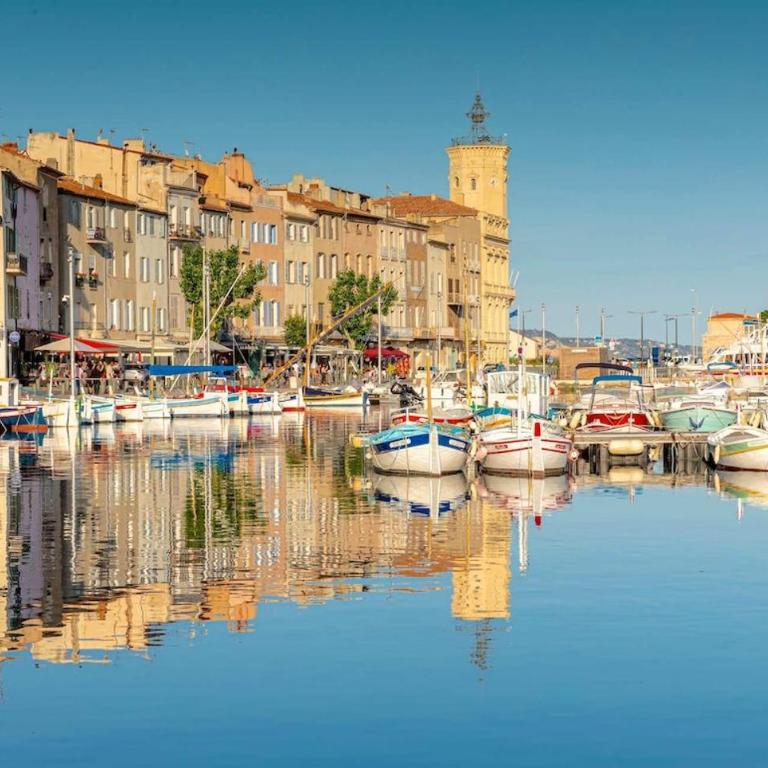 Cocon jungle bohème climatisé à 12 min de la mer - Stationnement privatif gratuit - WIFI - Apartamento de 1 dormitorio - 12