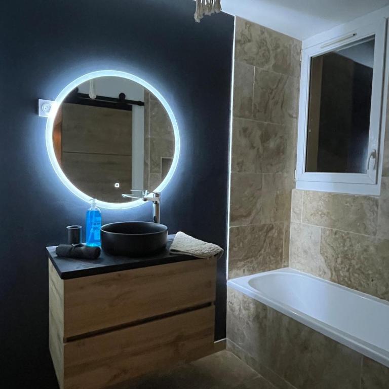 Cocon jungle bohème climatisé à 12 min de la mer - Stationnement privatif gratuit - WIFI - Apartamento de 1 dormitorio - 9