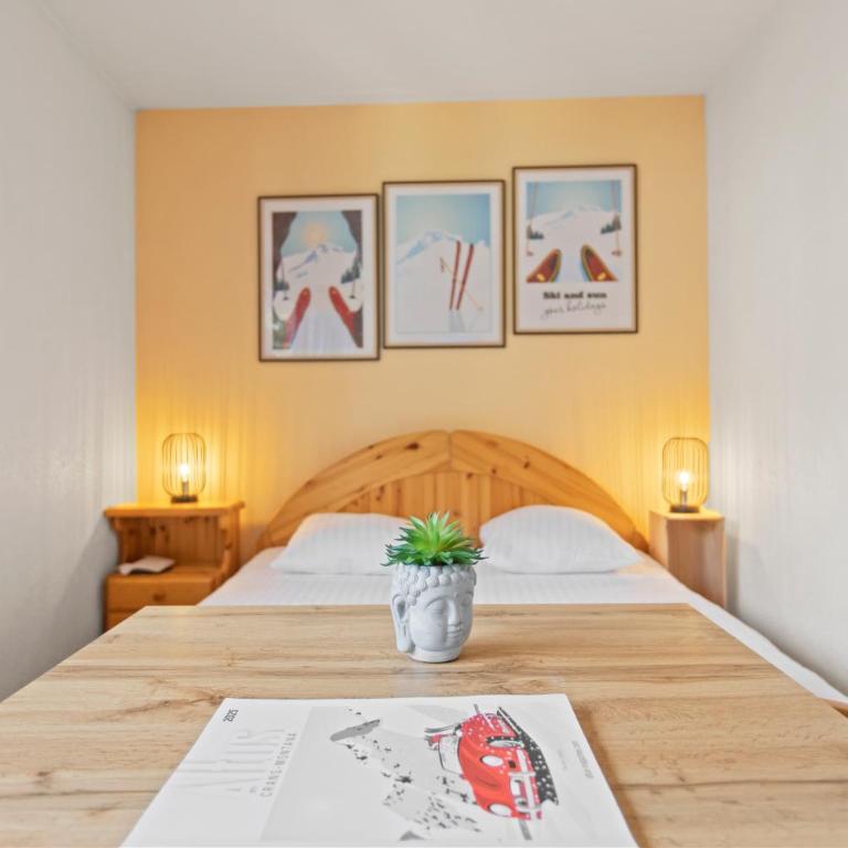 Crans-Montana centre - Studio Ski 2 pers - Appartement 1 Chambre - 2
