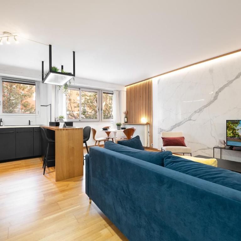 Elégant Apartment pour 2 - Centre ville Toulouse - Parking Privé - 5 min Métro & Gare Matabiau - One-Bedroom Apartment - 21