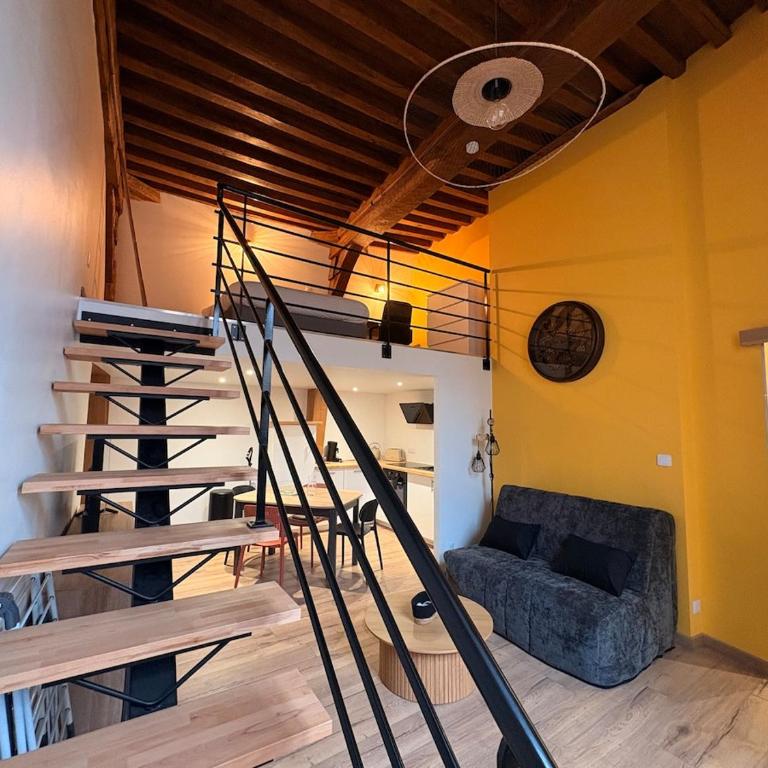 La Diligence - Logement climatisé au coeur de Dijon - Apartment mit 1 Schlafzimmer - 1