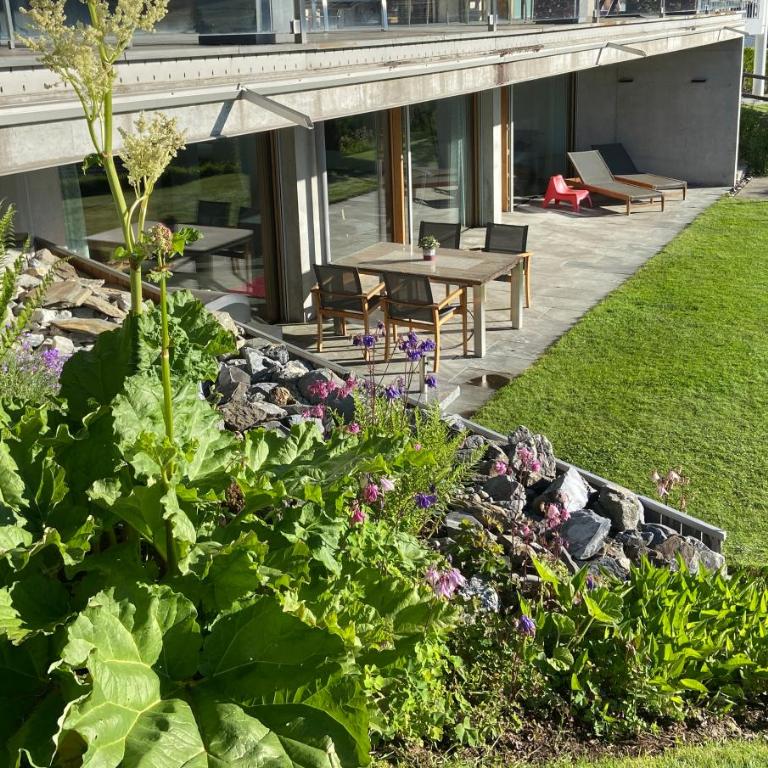 Casa Admisa, spektakuläre Aussicht, Ski in and out, hochwertige Einrichtung, Valserstein und Eiche - Apartment mit 2 Schlafzimmern - 22