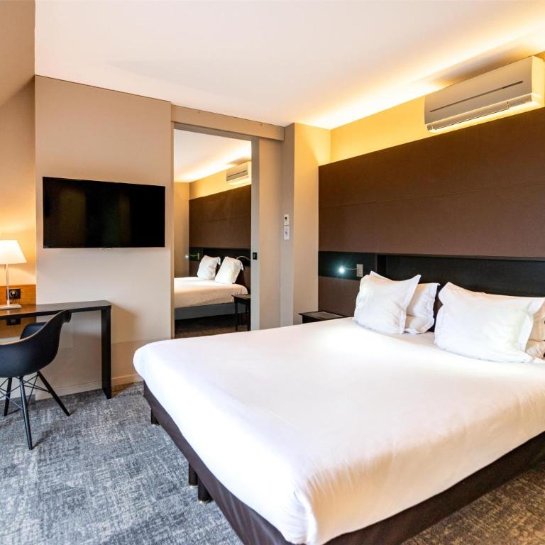 Hotel L'Europe Colmar, BW Signature Collection - Chambre Familiale avec 1 Lit Queen-Size et 2 Lits Simples - Non-Fumeurs - 3