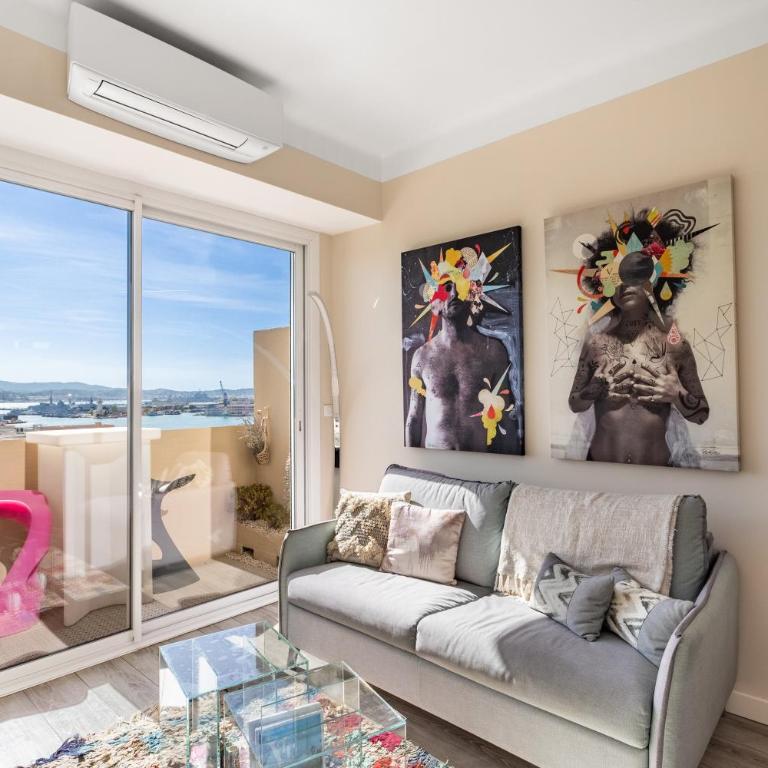 Splendide appartement climatisé vue mer - Appartamento con 1 Camera da Letto - 3