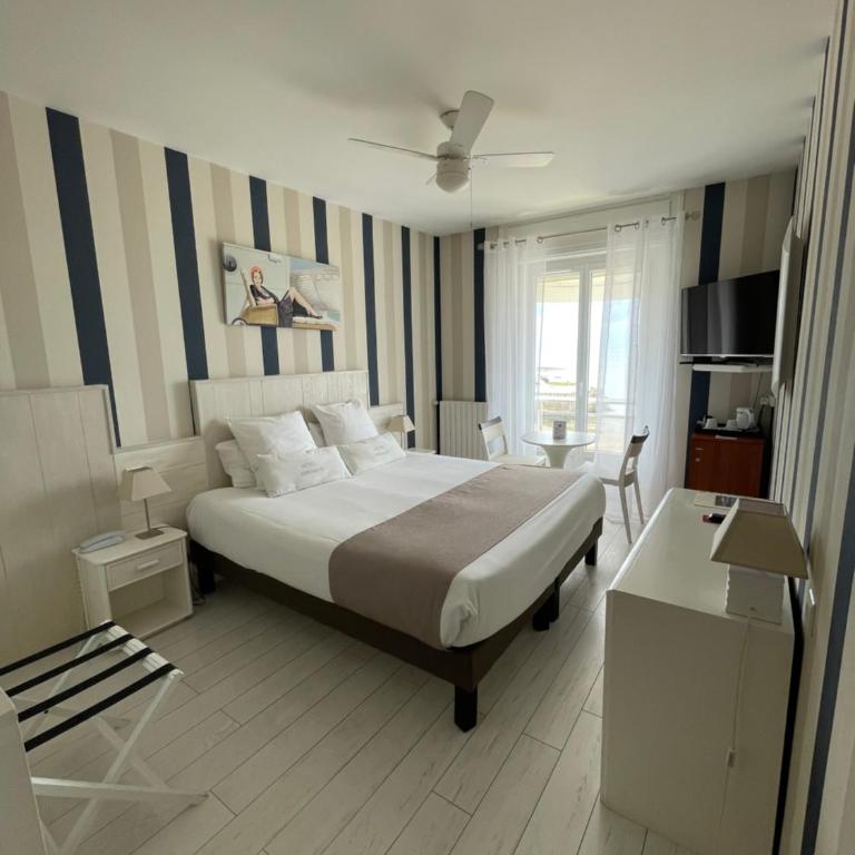 Hôtel The Originals Miramar, Royan Pontaillac - Chambre Double - Vue sur Mer - 5