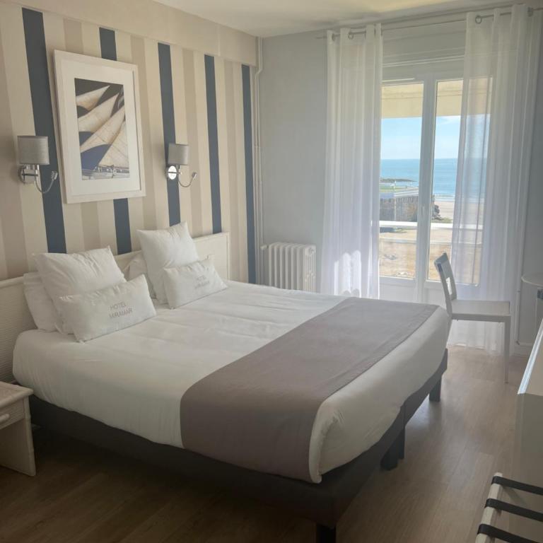 Hôtel The Originals Miramar, Royan Pontaillac - Chambre Double - Vue sur Mer - 6