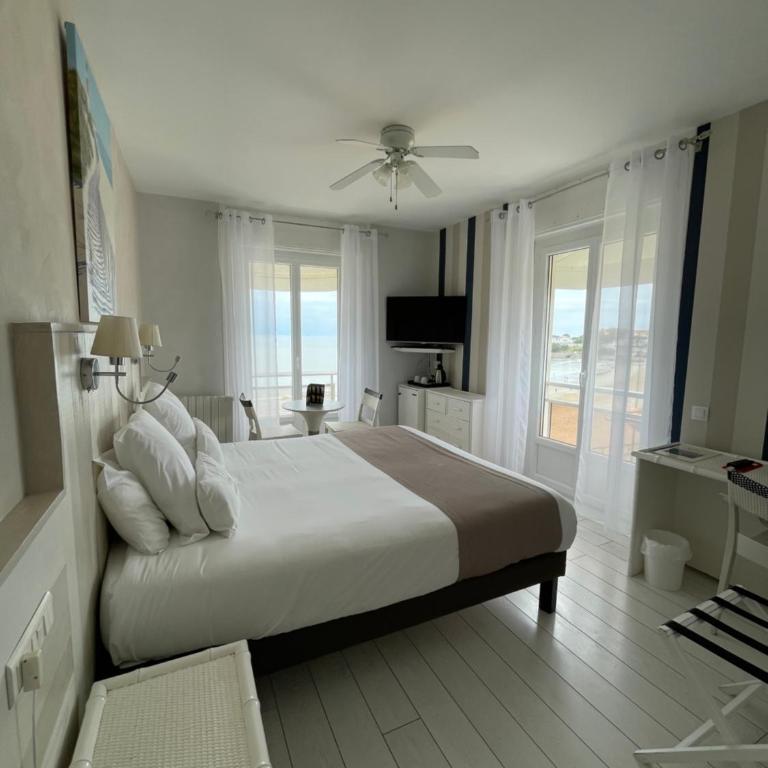 Hôtel The Originals Miramar, Royan Pontaillac - Chambre Double Supérieure - Vue sur Mer - 2