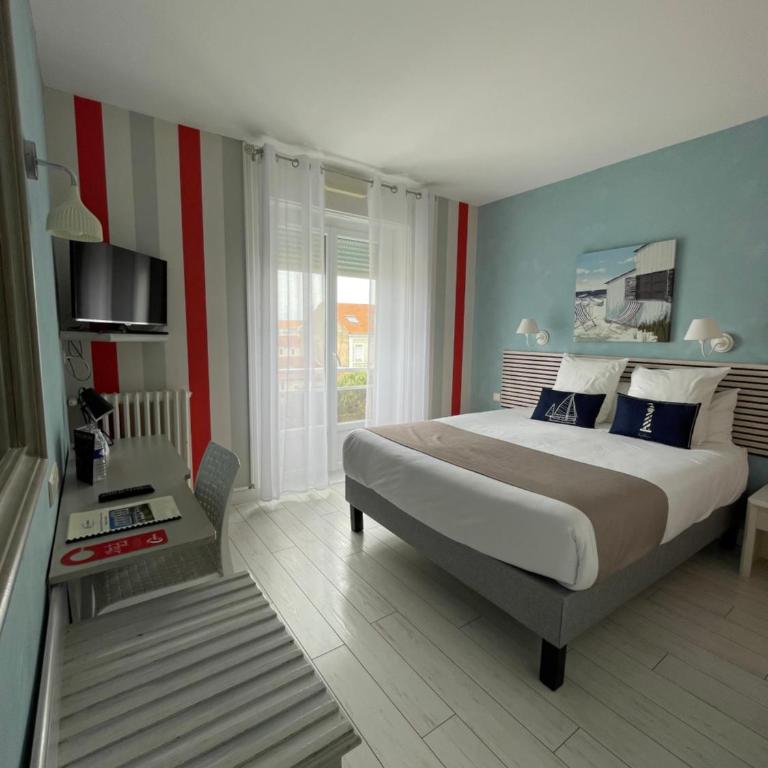 Hôtel The Originals Miramar, Royan Pontaillac - Chambre Double – Vue sur Ville - 5