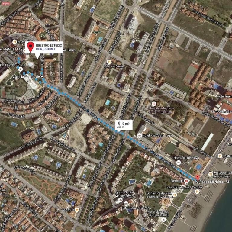 Estudio II vistas mar Nearby Train, Airport Málaga - Estudio con vistas al mar - 65