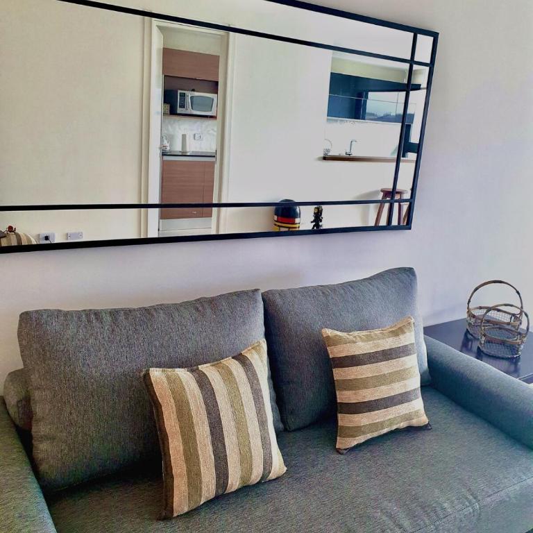 Departamento Moderno Céntrico Vista Al Mar Con Cochera - Two-Bedroom Apartment - 31
