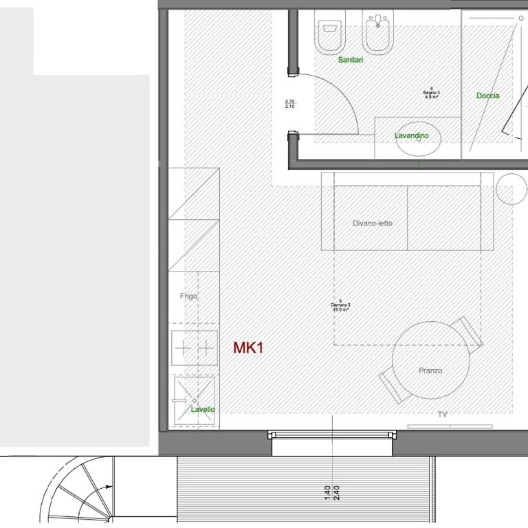 Boutique Monolocale - Monolocale con Balcone - 12